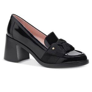 Kate Spade New York Women's Leandra Slip On Loafer High Heel Pumps Black